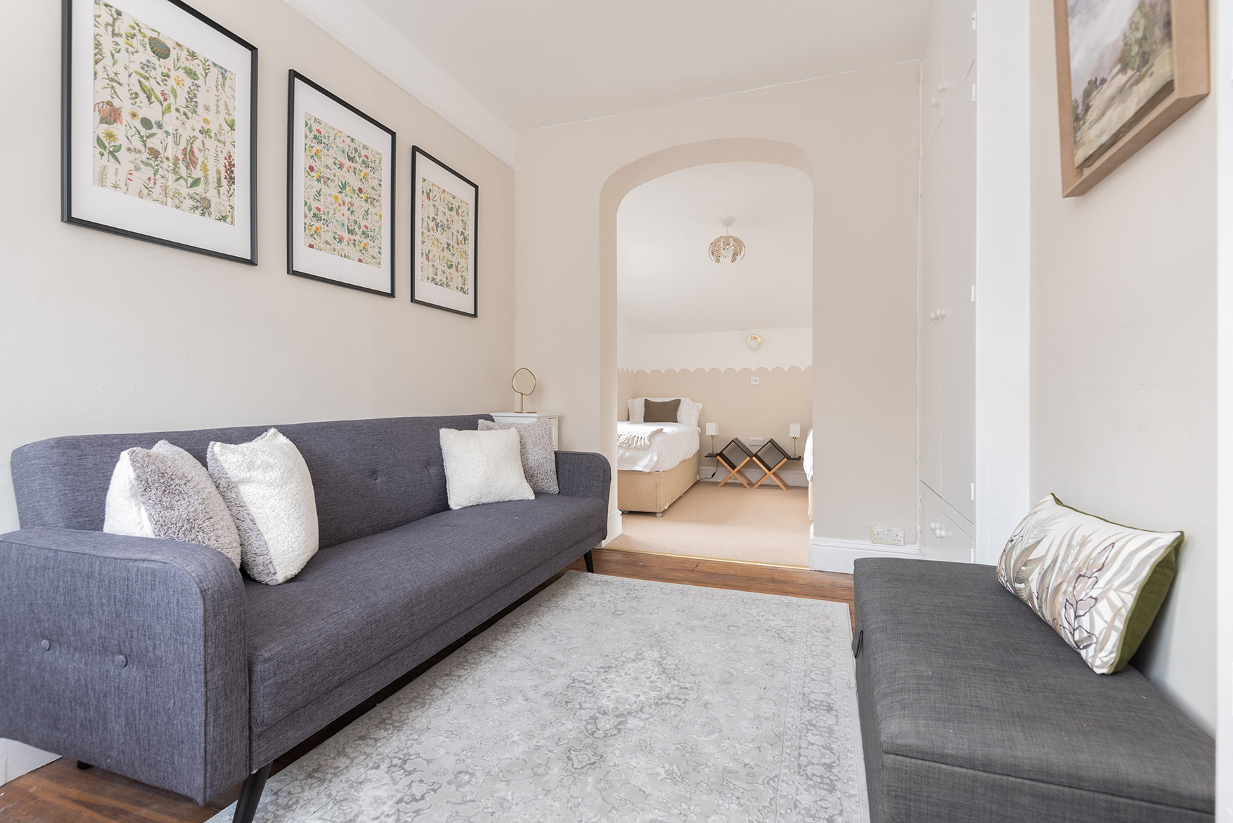 Bedroom 2 with 4ft sofa bed