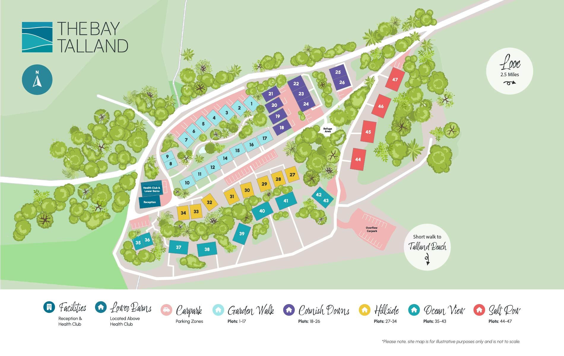 Talland Map