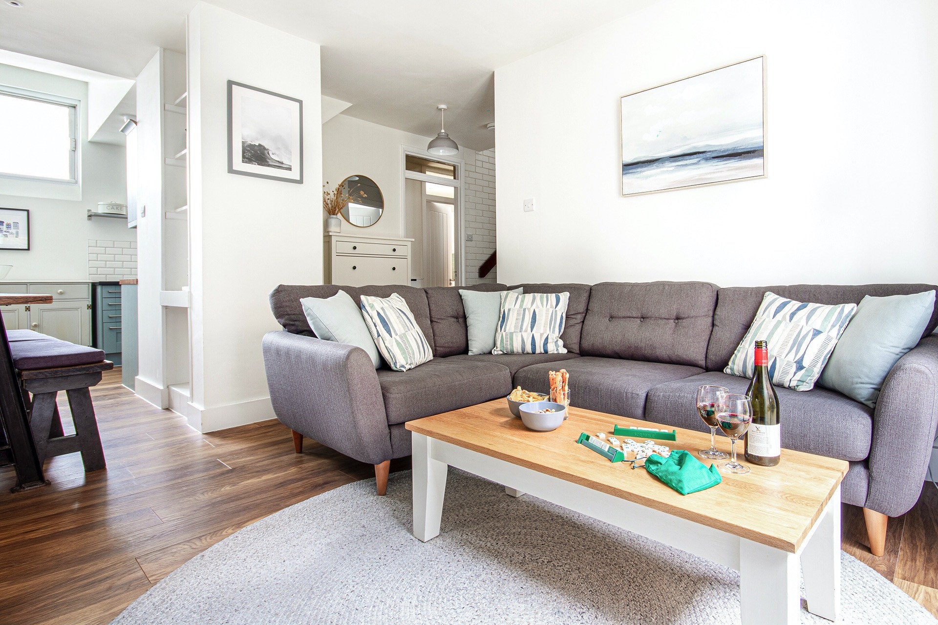 Open plan living space