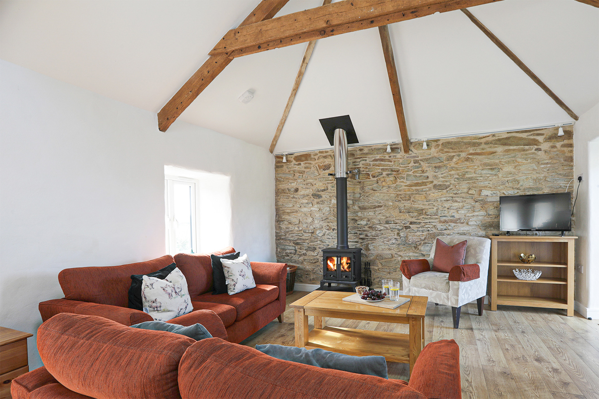 Open plan lounge area