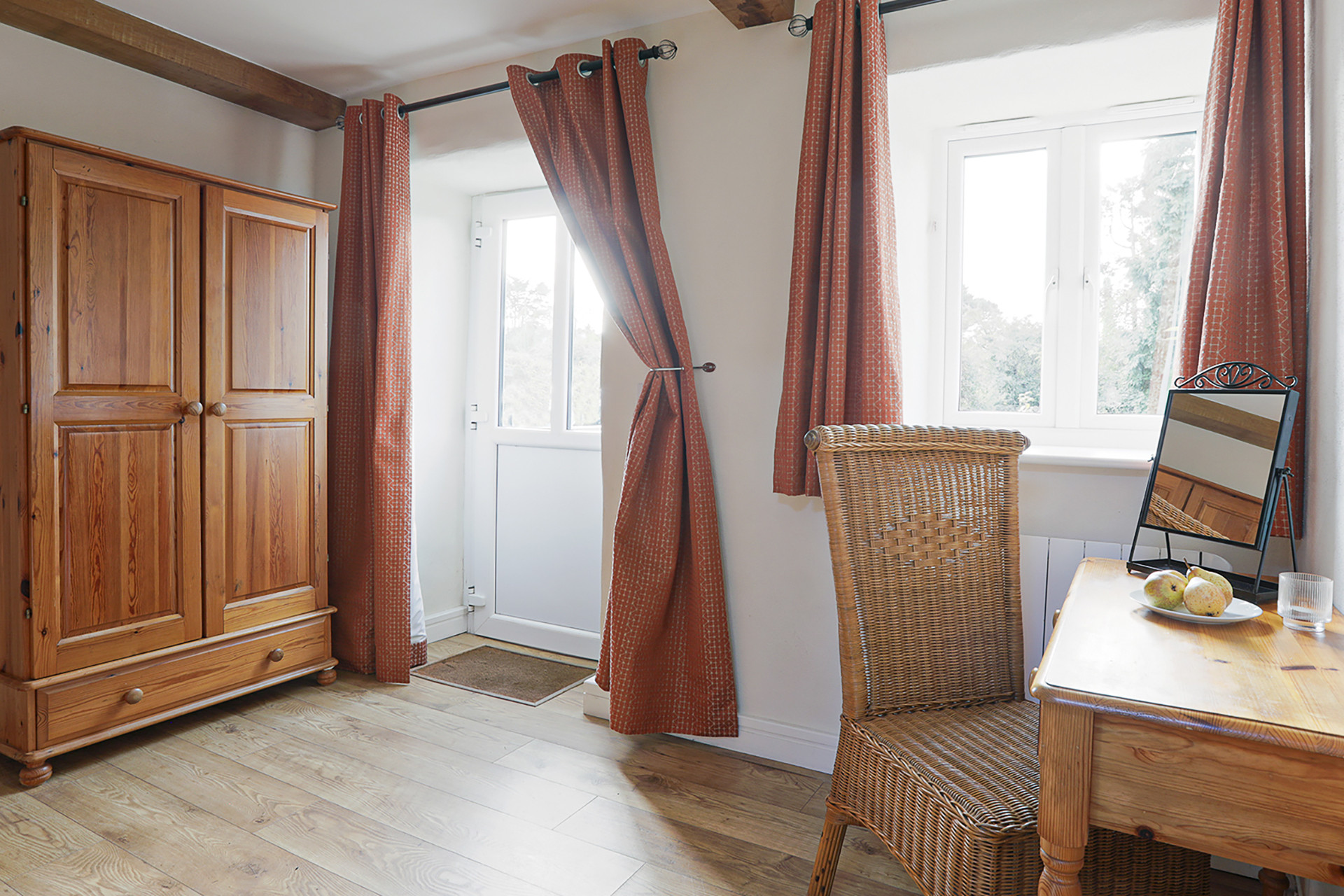 Door from second bedroom