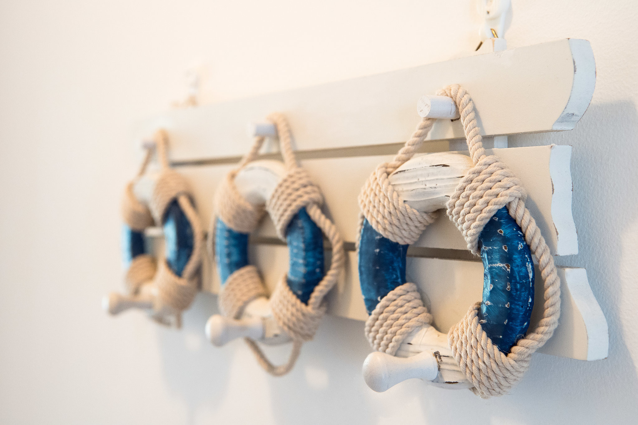 Nautical touches.