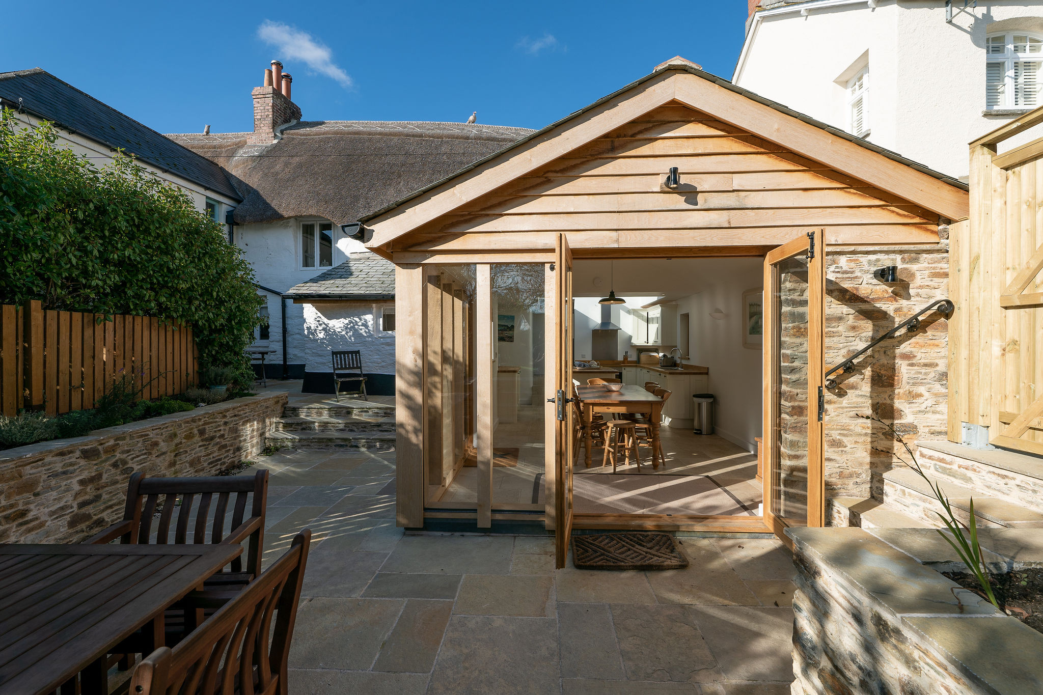 Looking into the kitchen