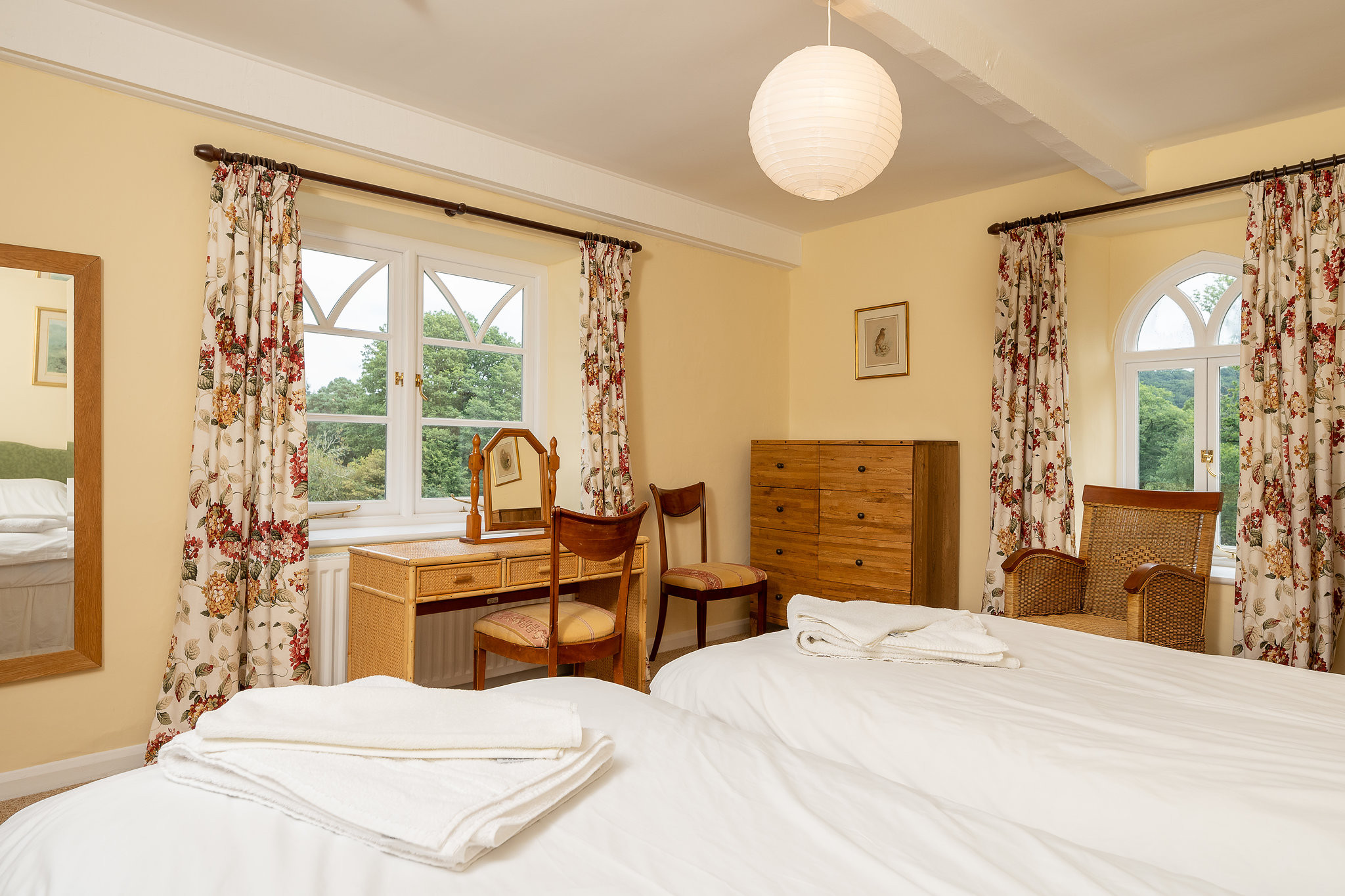 Another view of bedroom one.