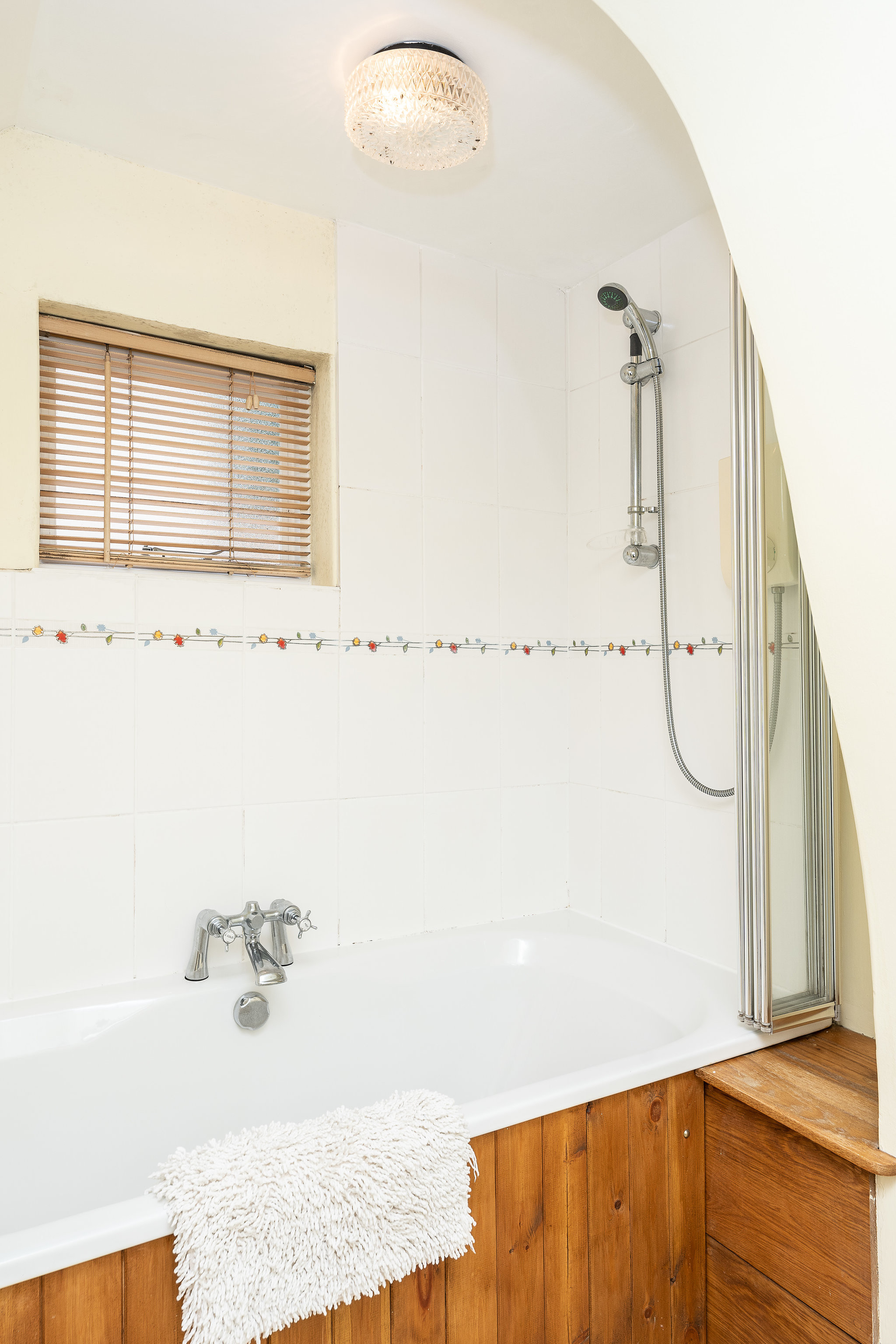 The bathroom.