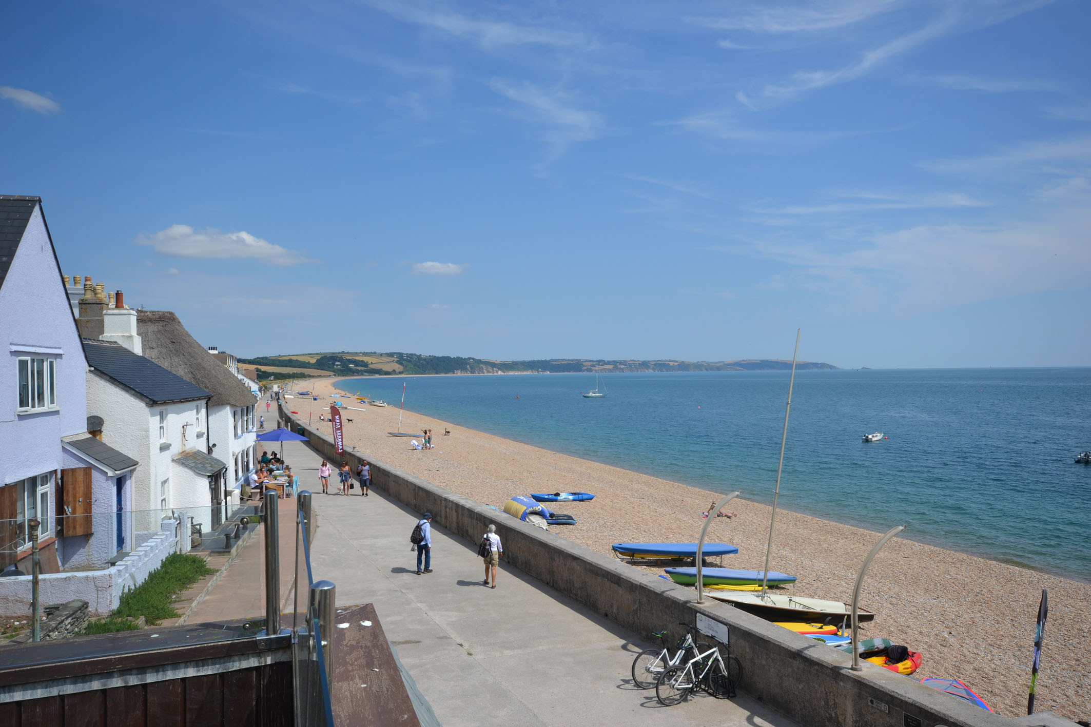 Enjoy the views along Slapton line and out over Start Bay to the River Dart.