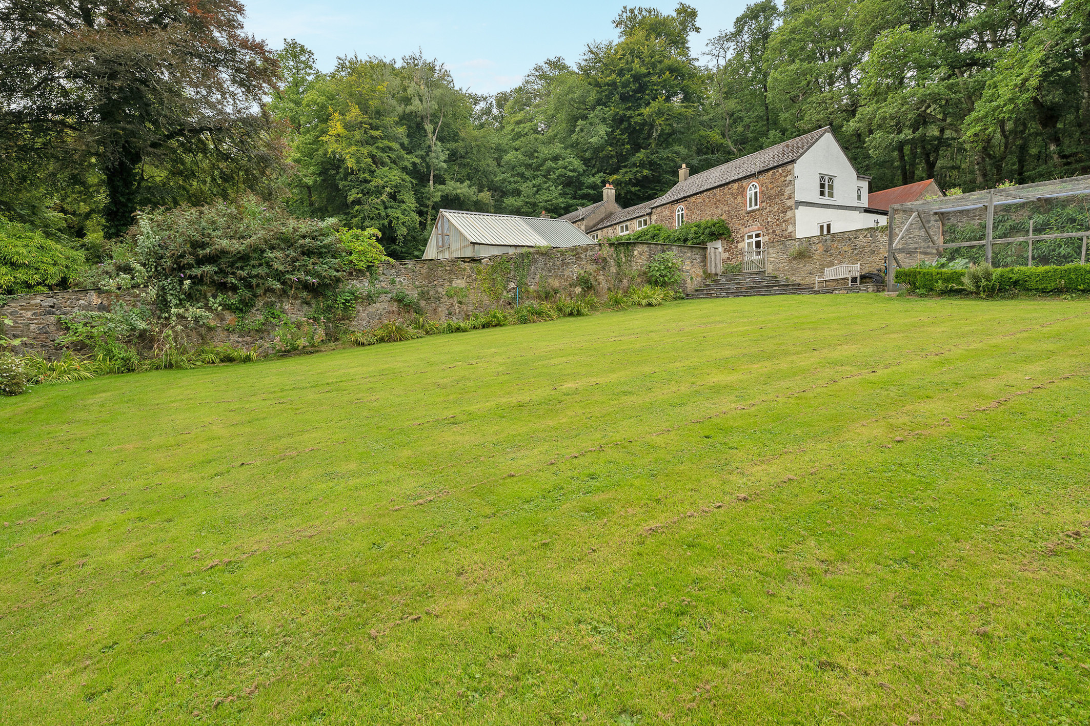The private walled garden for use only by The Carriage House (please note not fully enclosed).