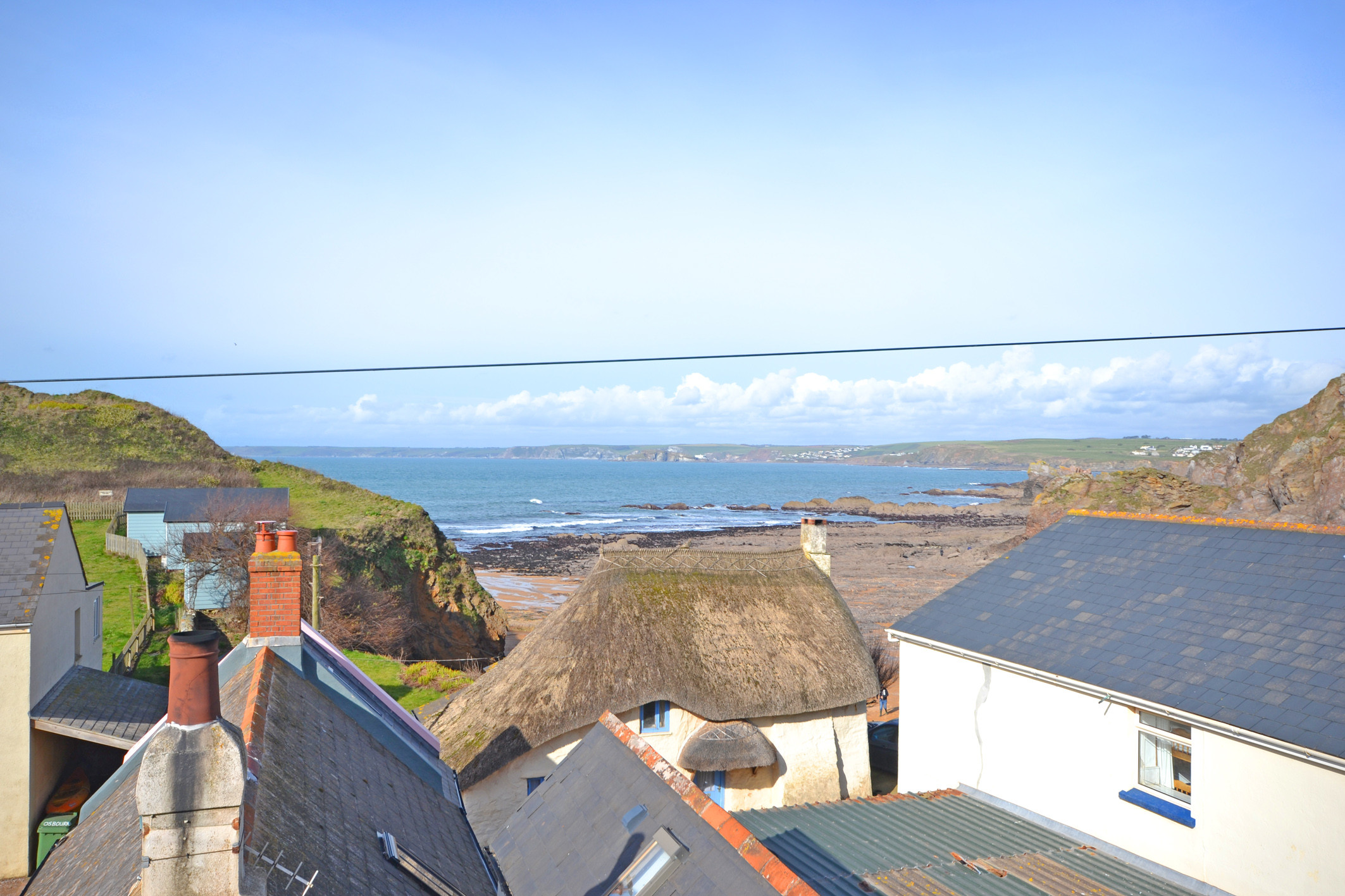The gorgeous view from the open plan living area. 