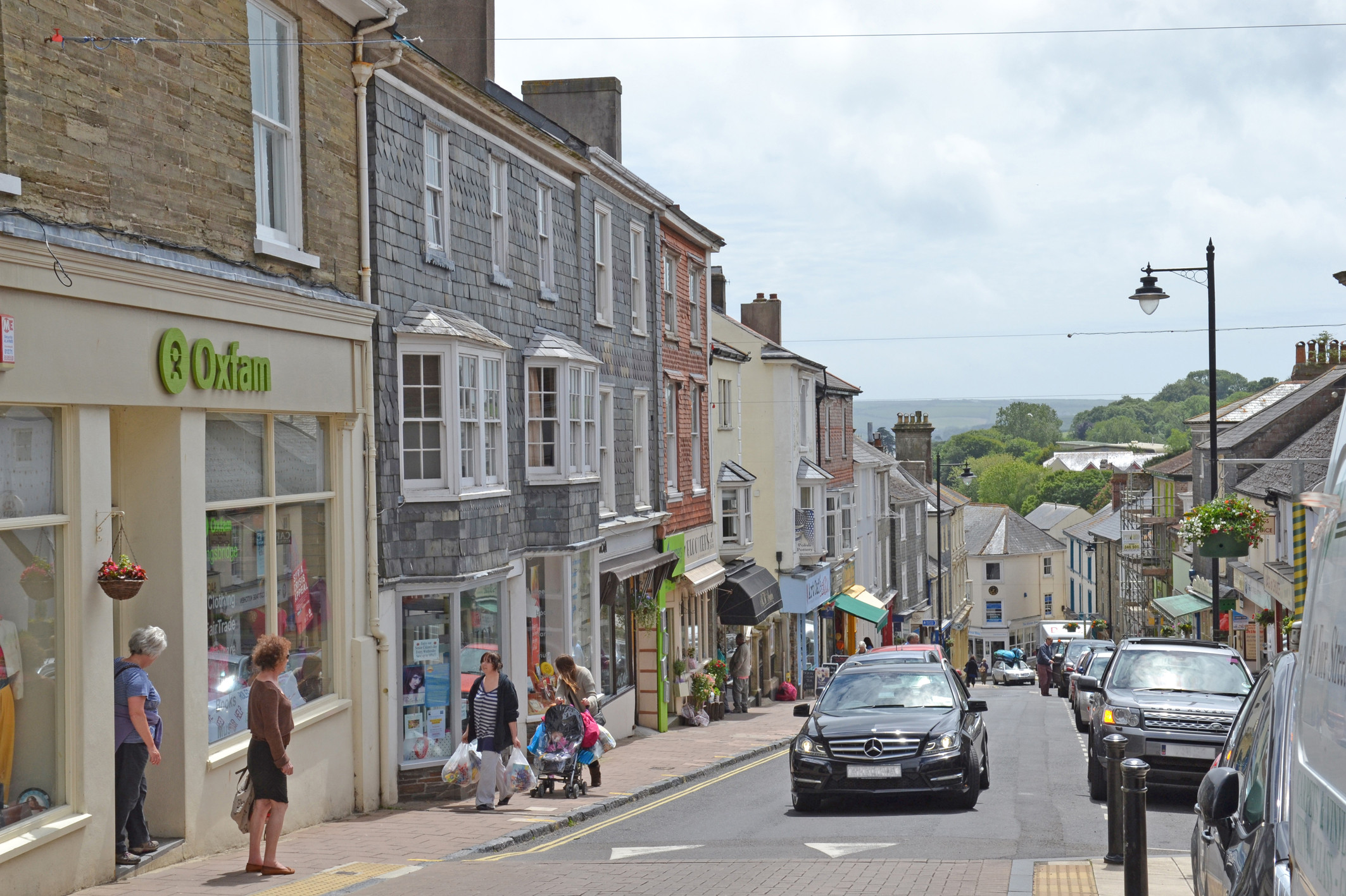 The Kingsbridge high street - just minutes from the front door! 
