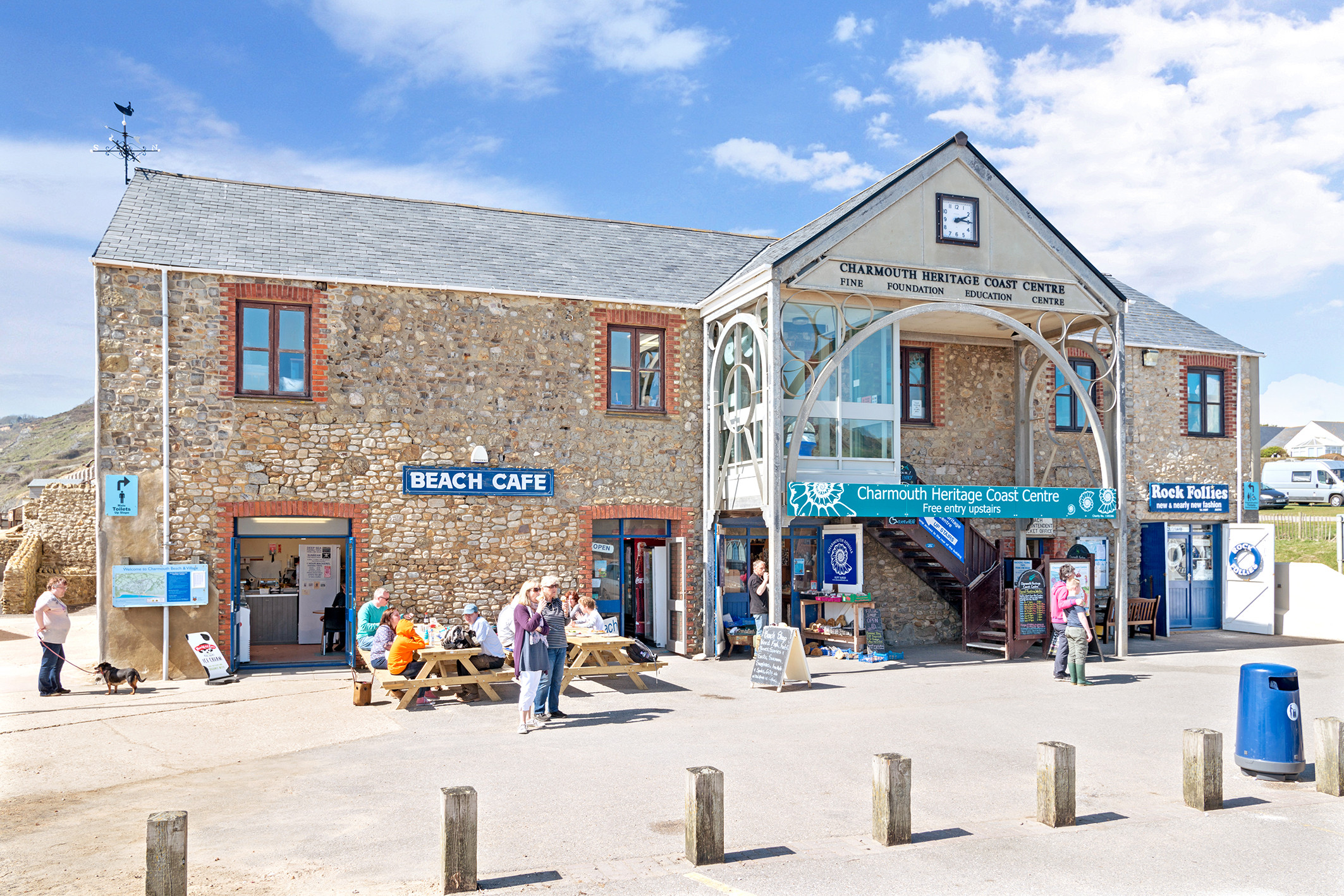 The heritage centre at Charmouth
