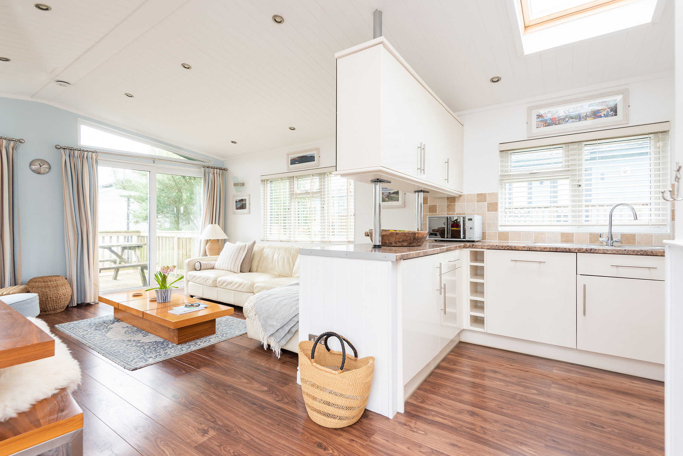 Another view of the open plan living space.