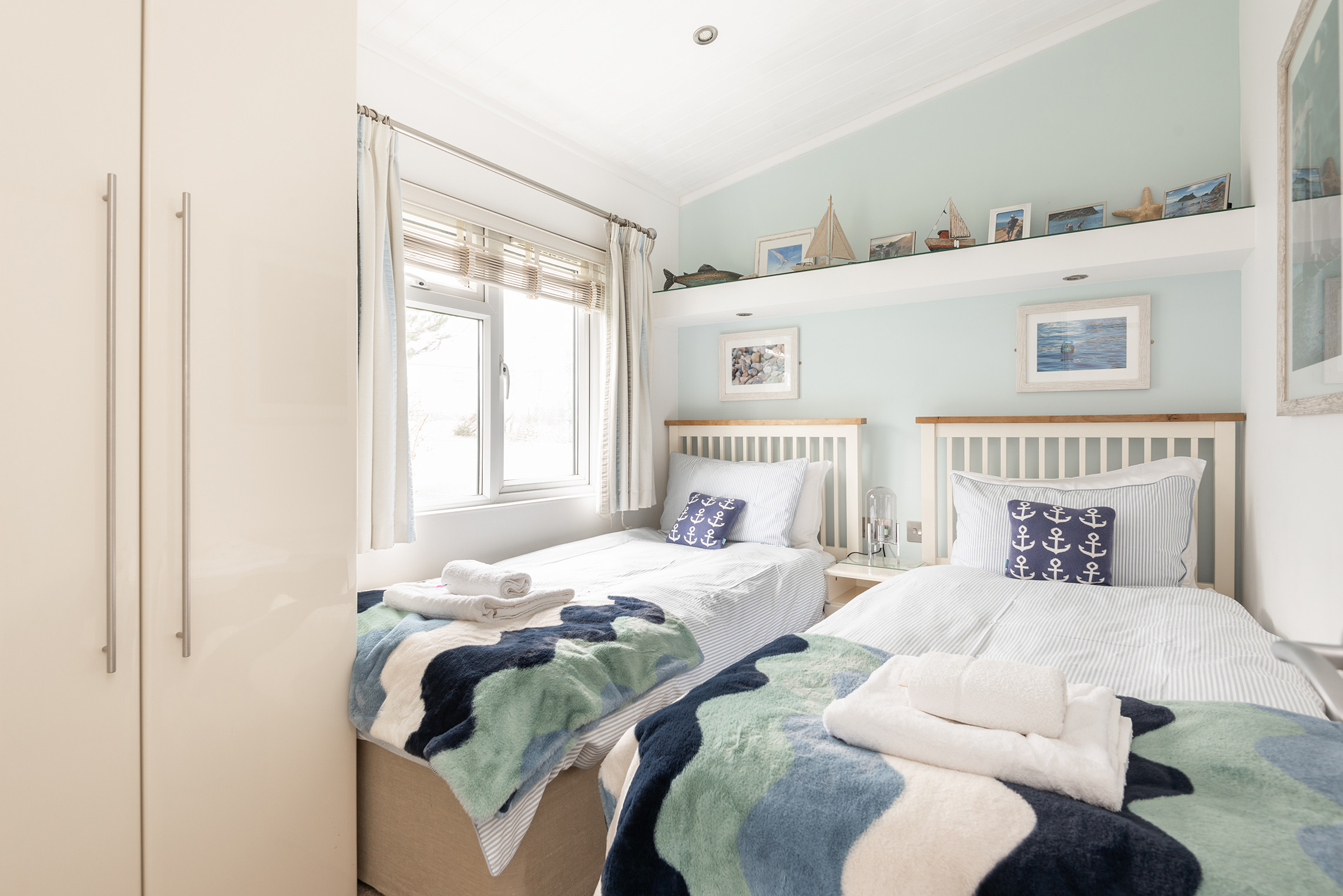 The Twin room, with wardrobe.