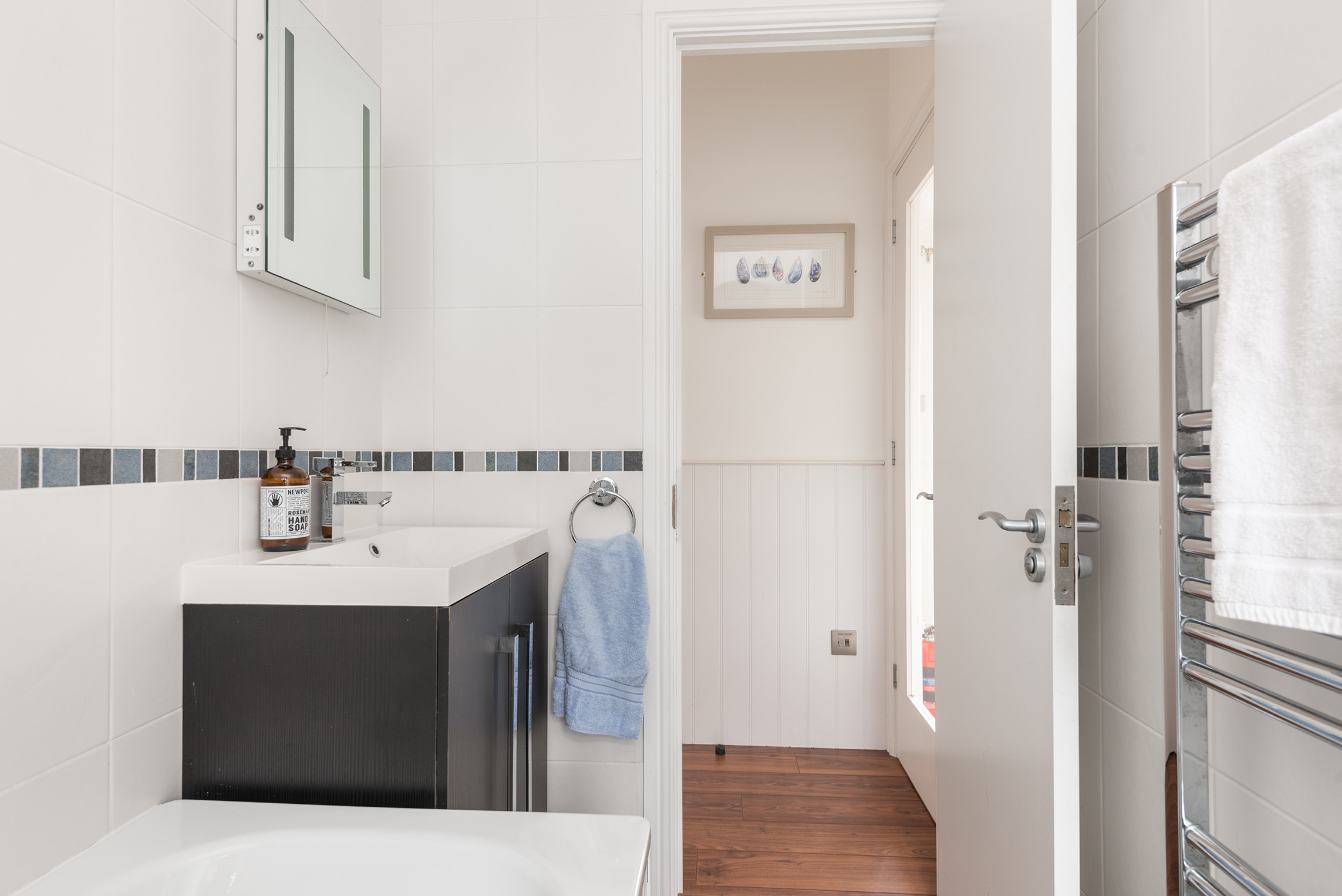 Another view of the family bathroom.