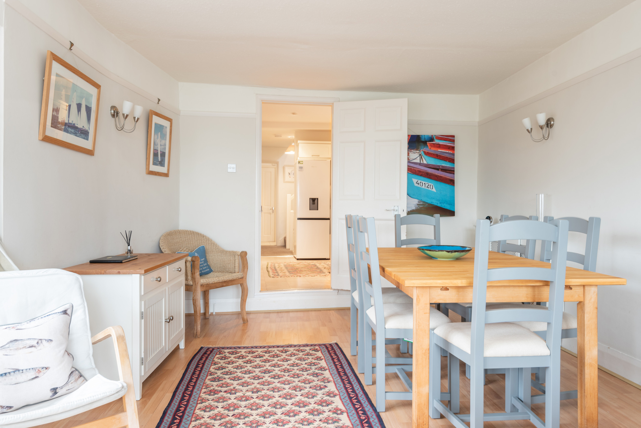 Dining area in the sitting room