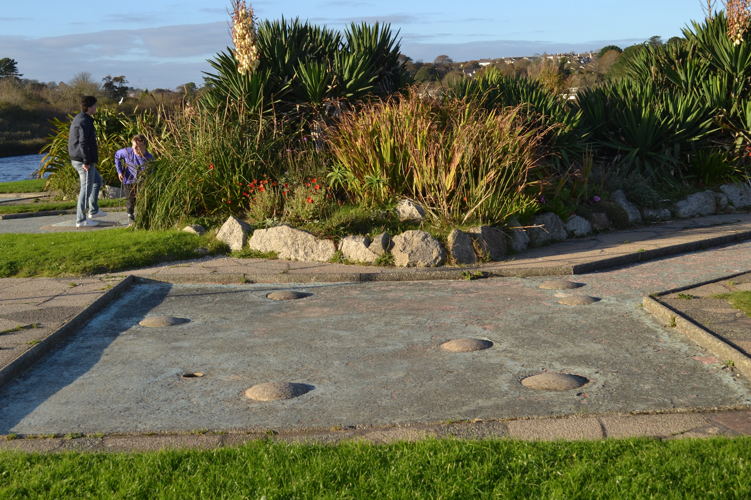 Try your hand at crazy golf! Swanpool also has a beach and a lovely cafe that serves the best ice creams!