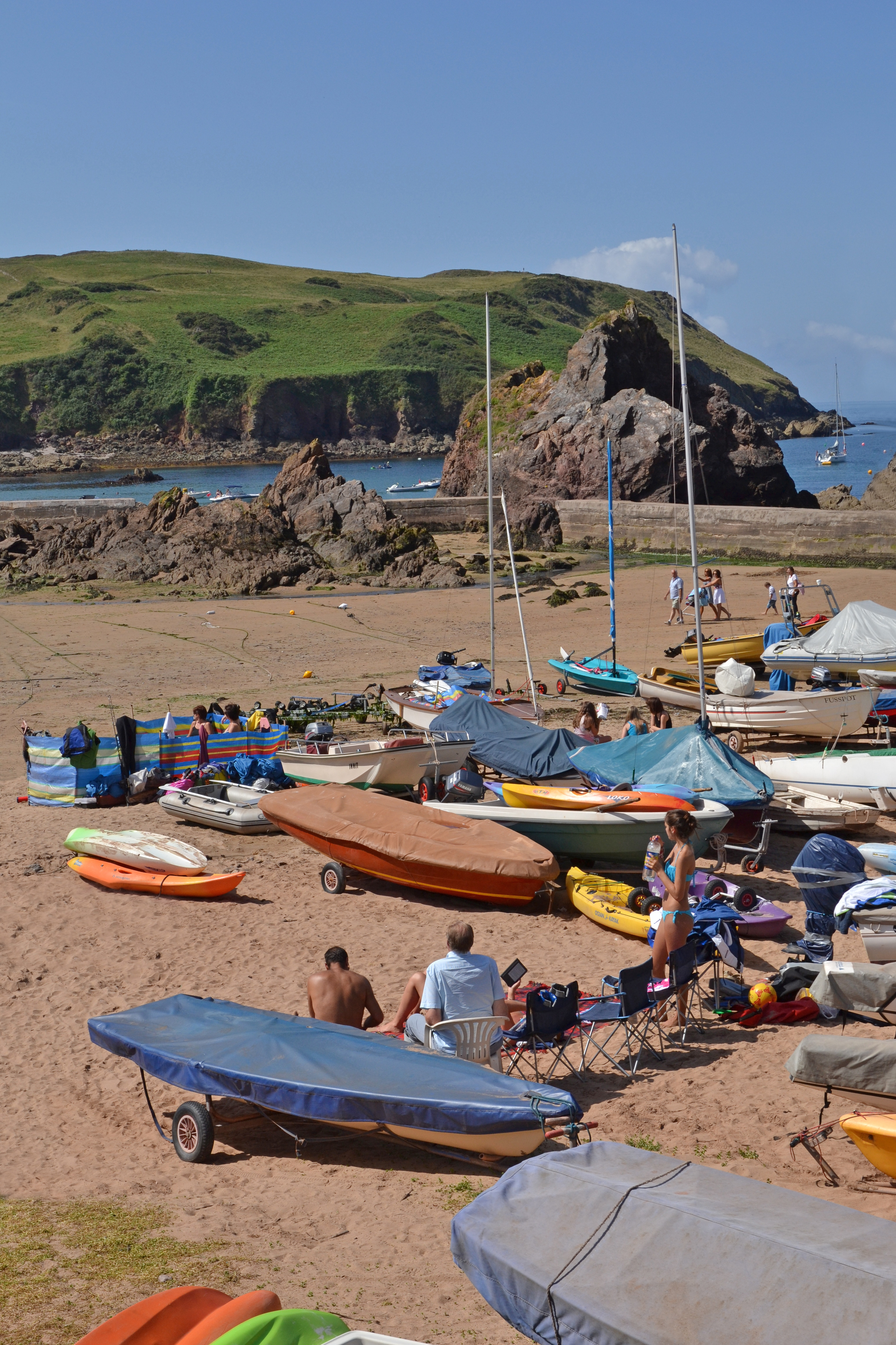 Hope Cove beach, just a 5 minute drive from Elmfields. 