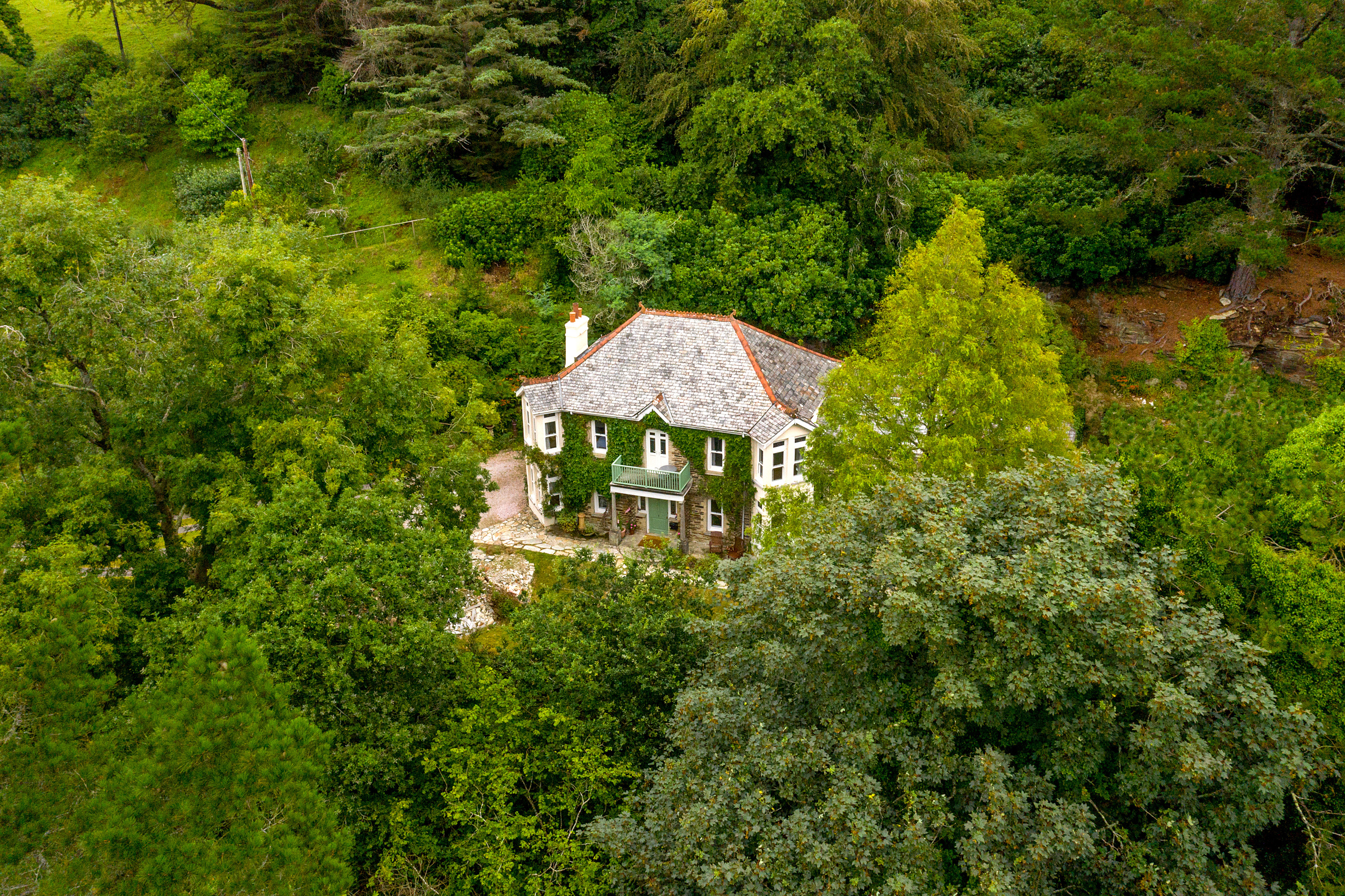 Another aerial shot of St Brychan