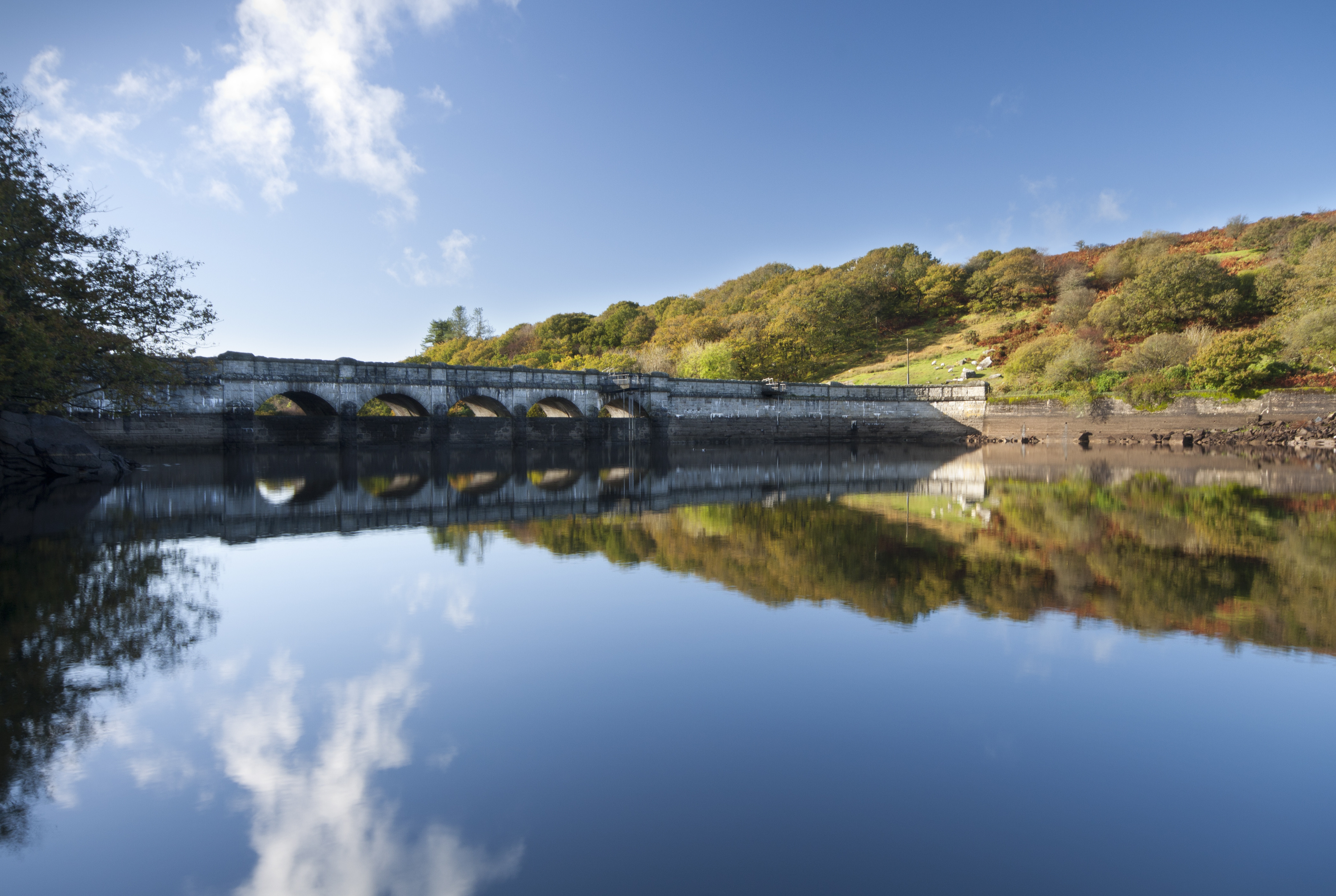 Picturesque Burrator Dam.