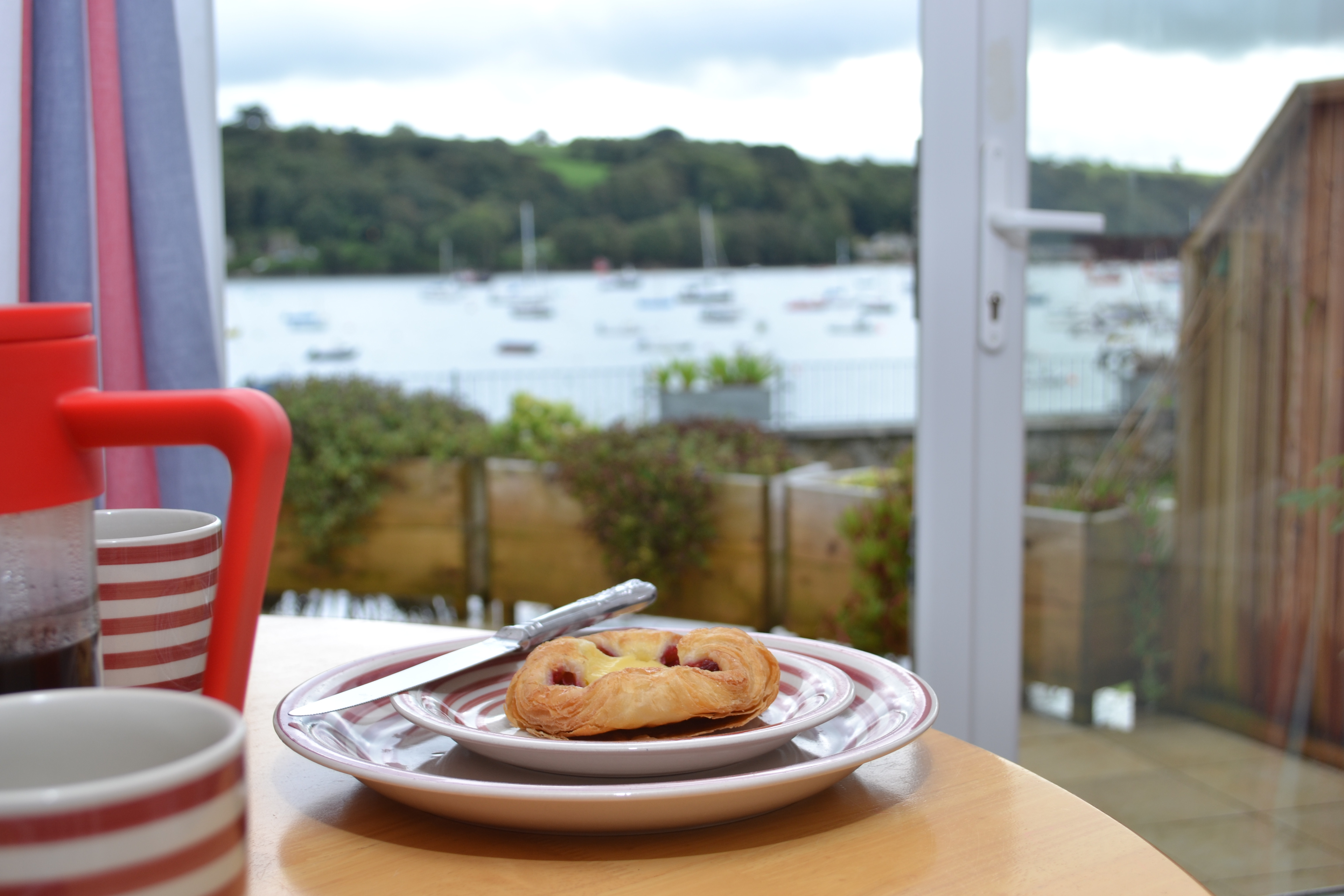 Enjoy the lovely views while dining.