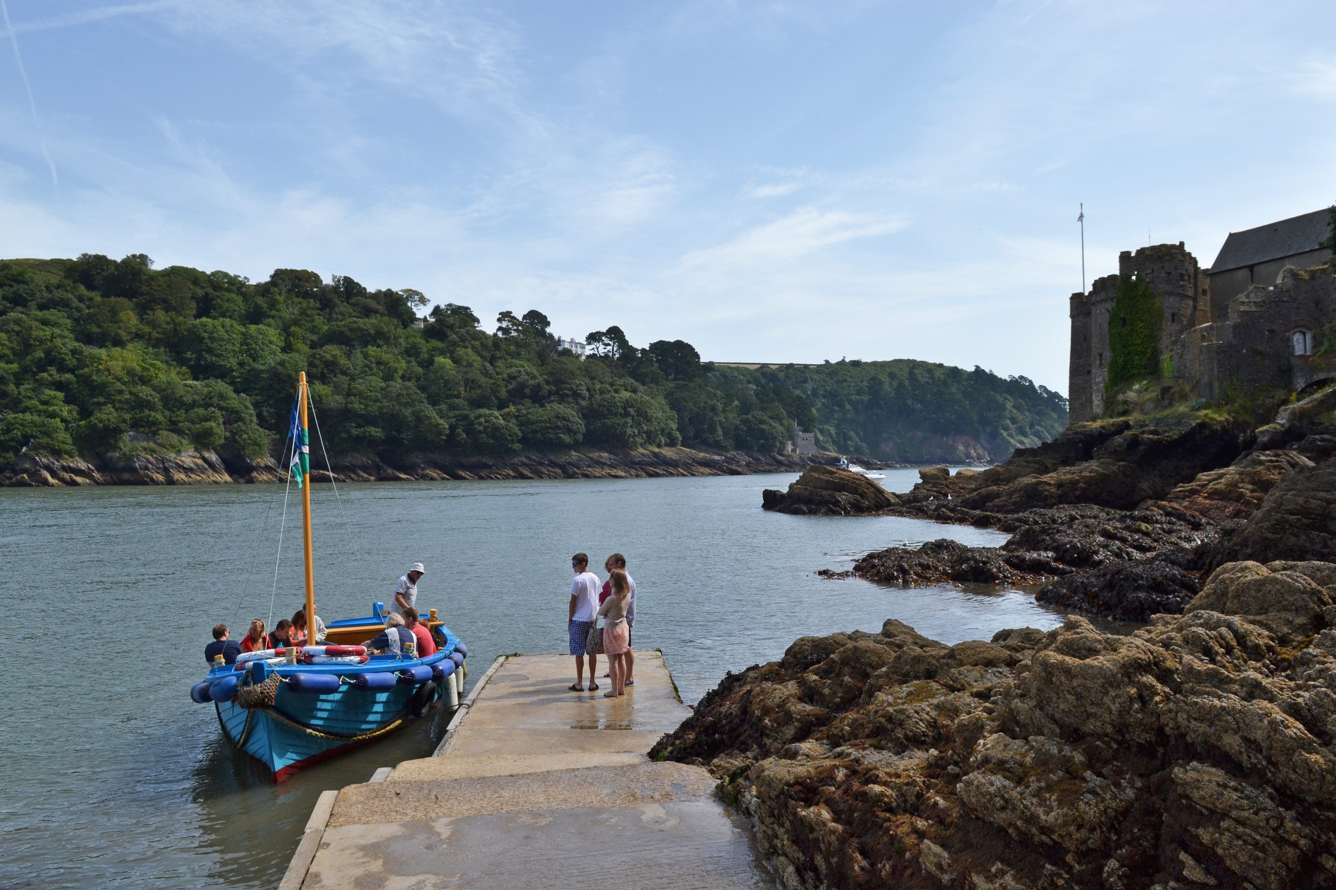 A view of the beautiful Dartmouth - Kingswear Estuary