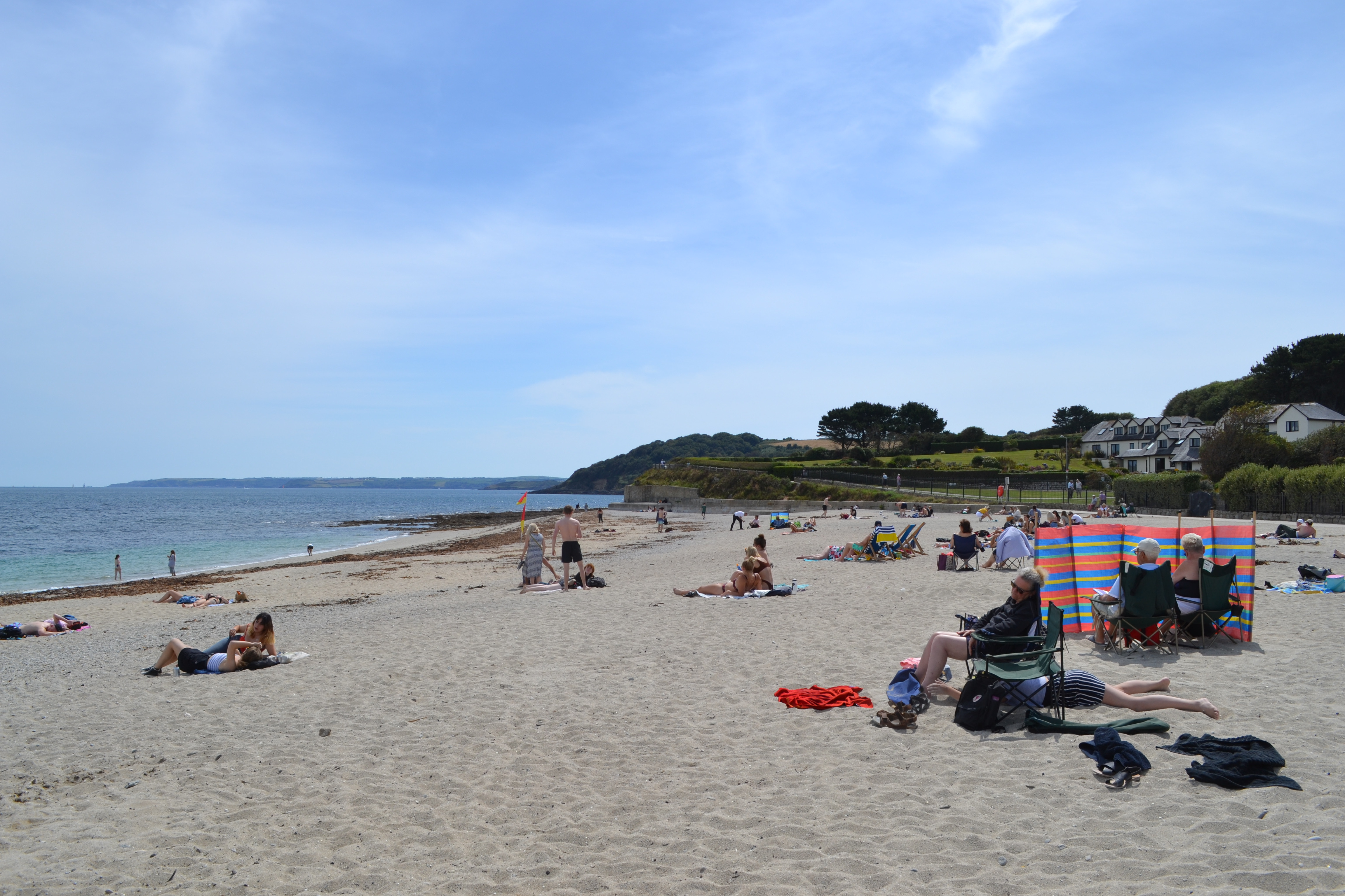The beeautiful Gyllyngvase Beach, Falmouth. Be sure to pop into the Gylly Beach Café for a delicious lunch