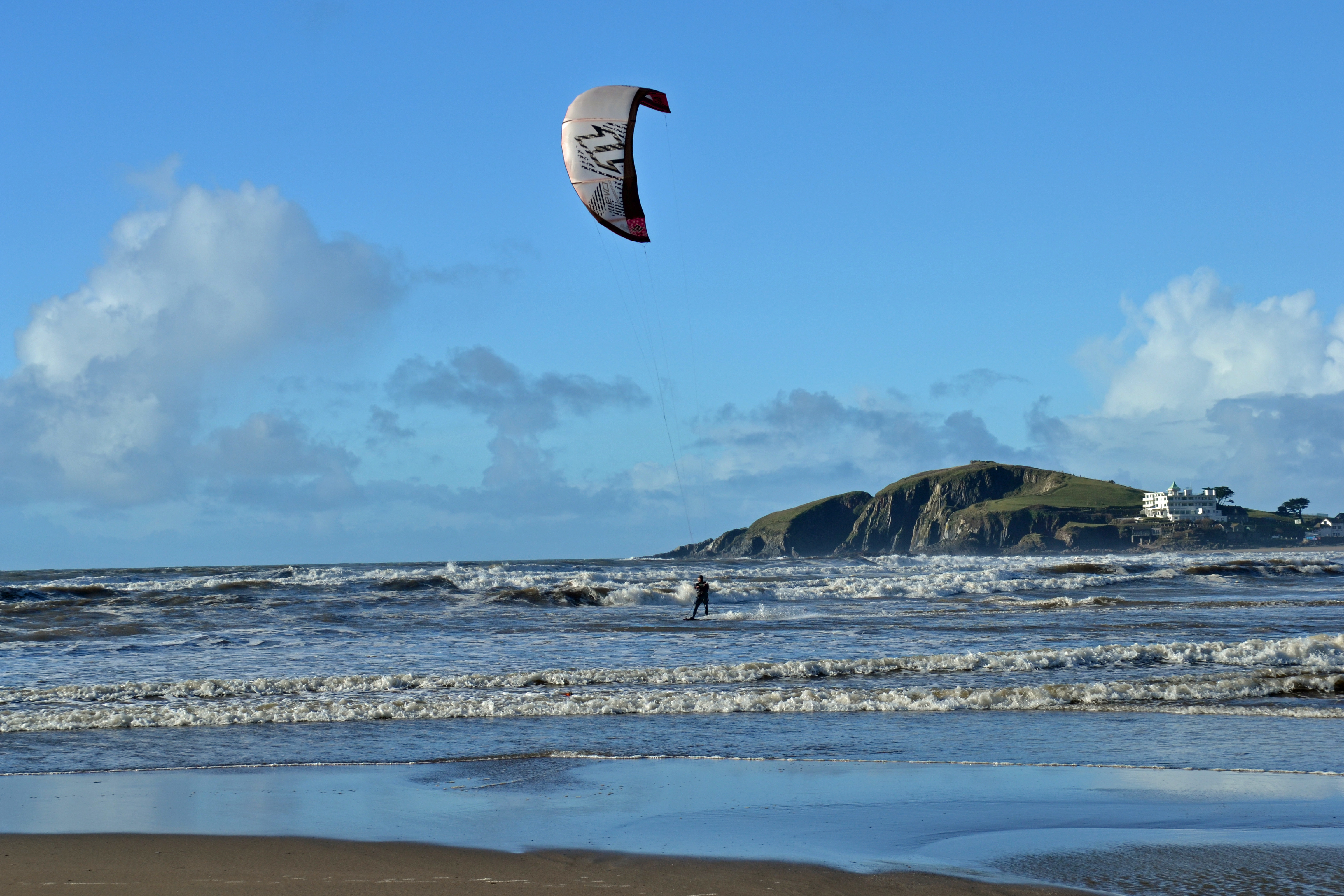 Stunning Bantham beach, very popular with surfers and families