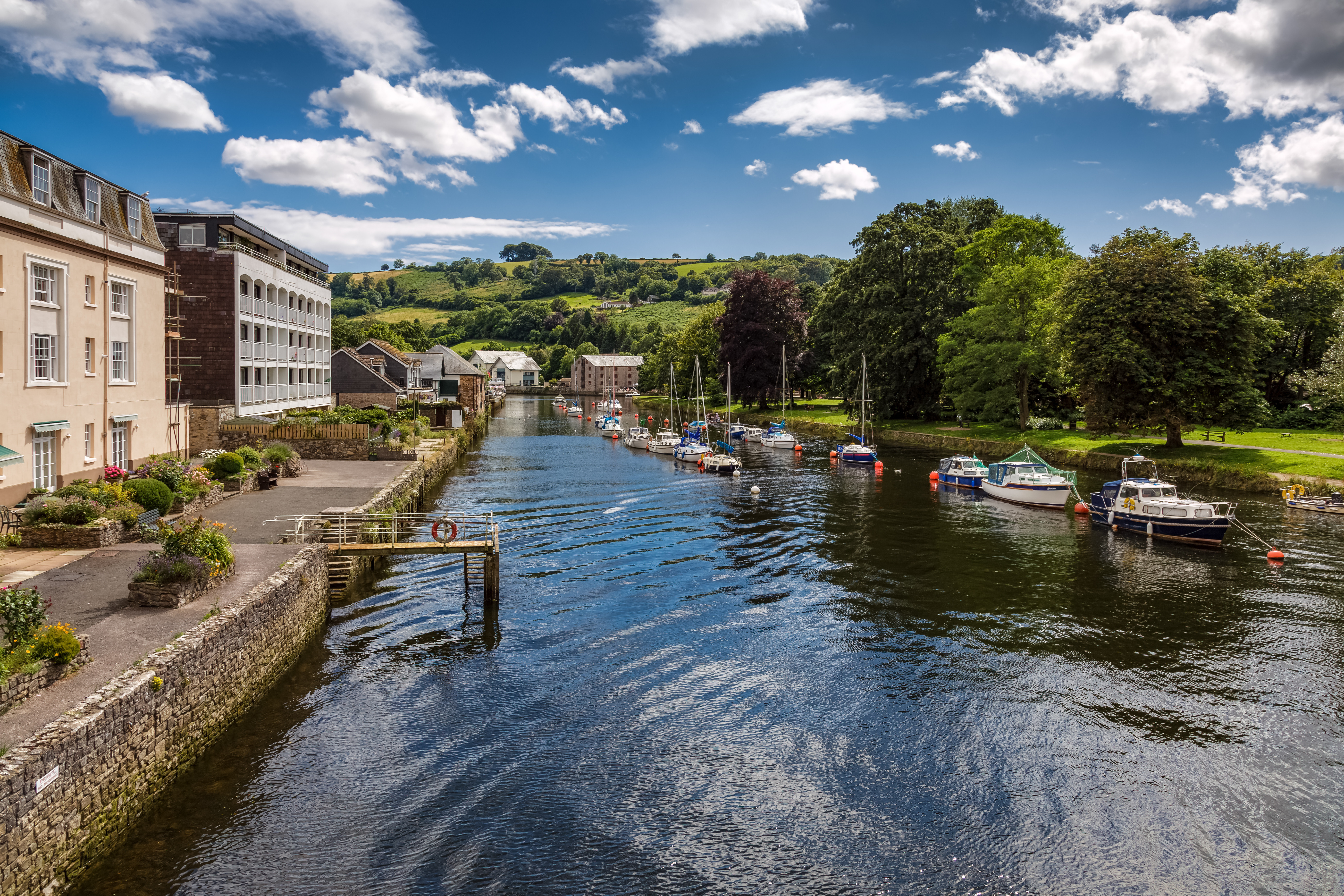 The River Dart at Totnes.