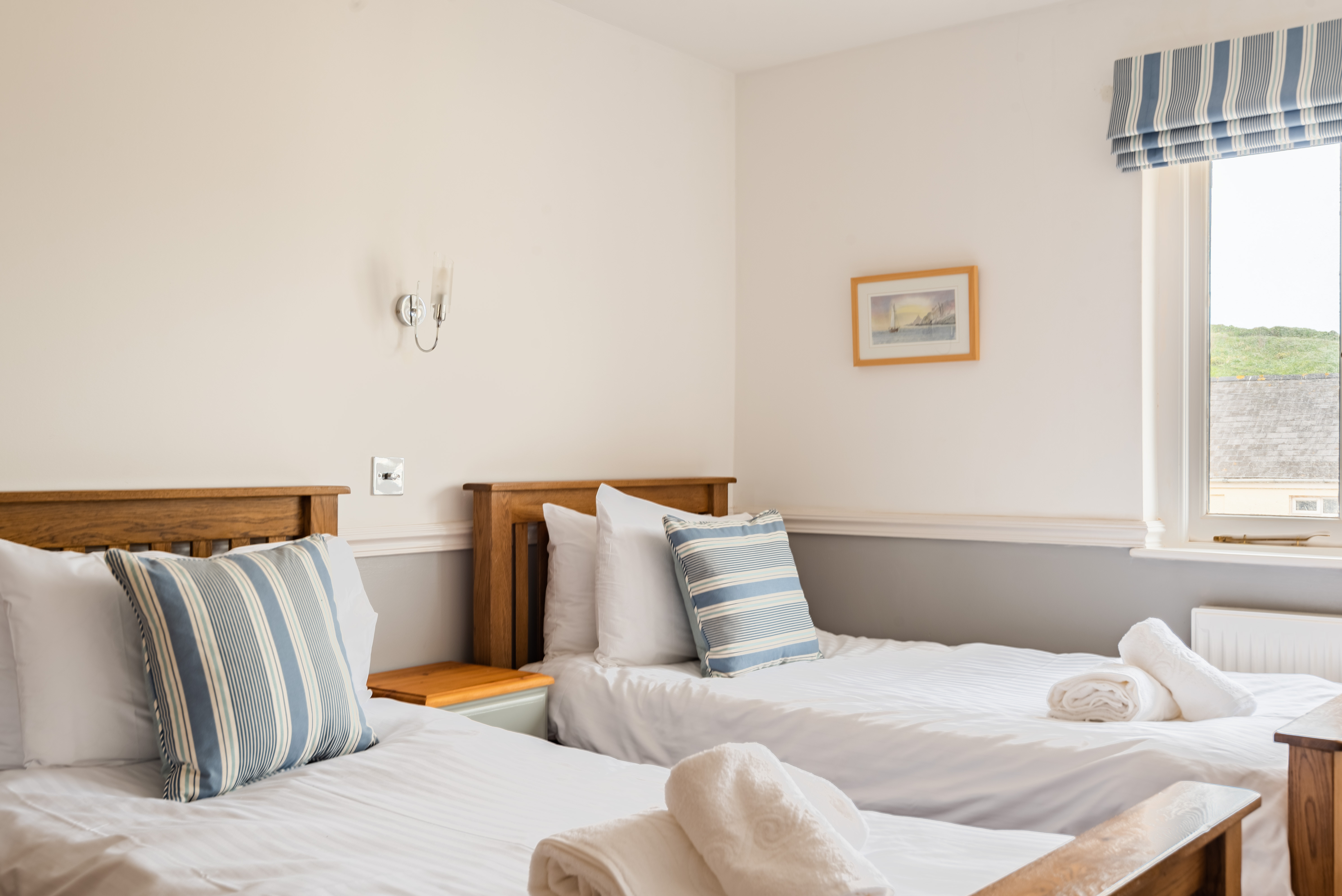 The twin bedroom.