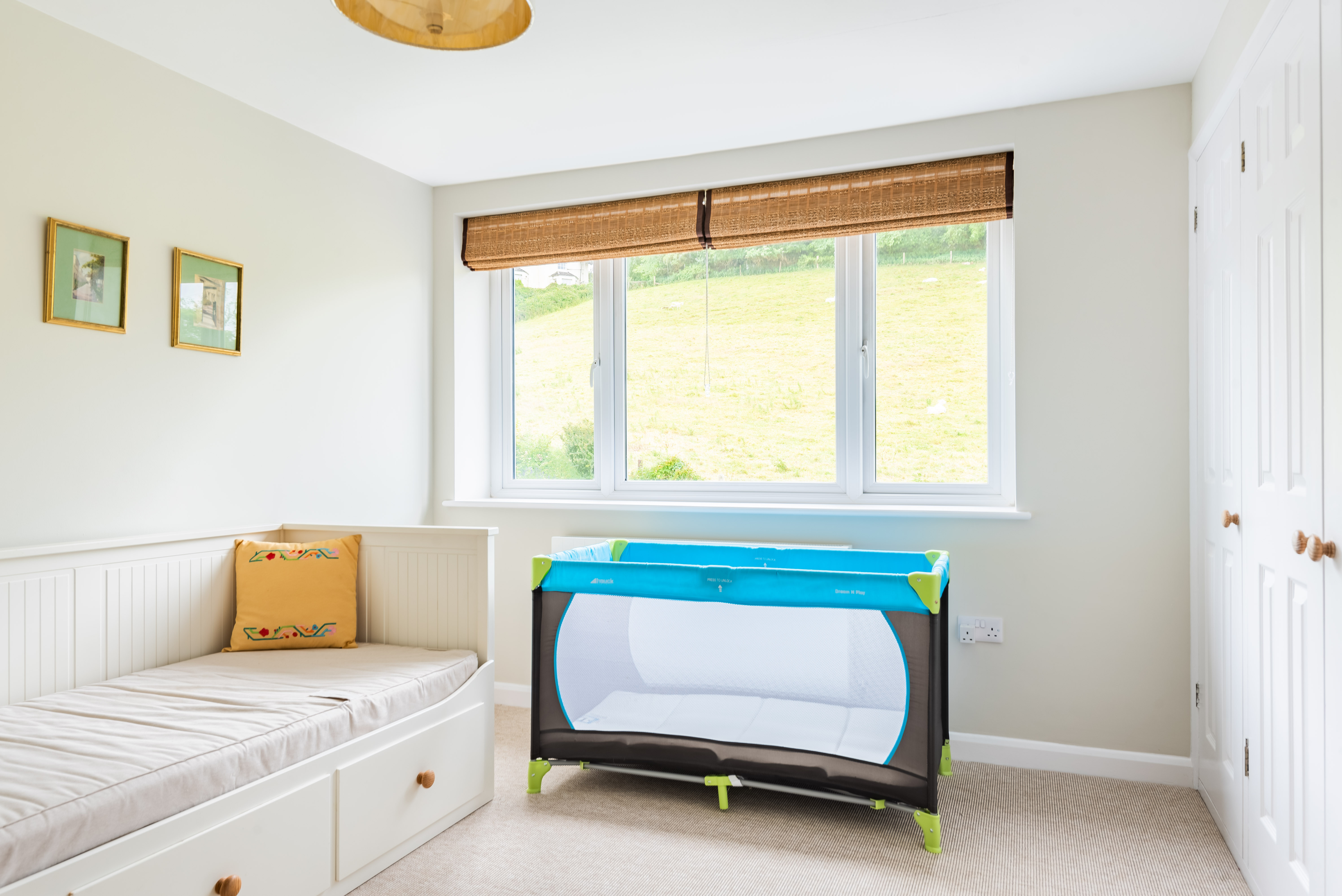 Study with day bed and desk