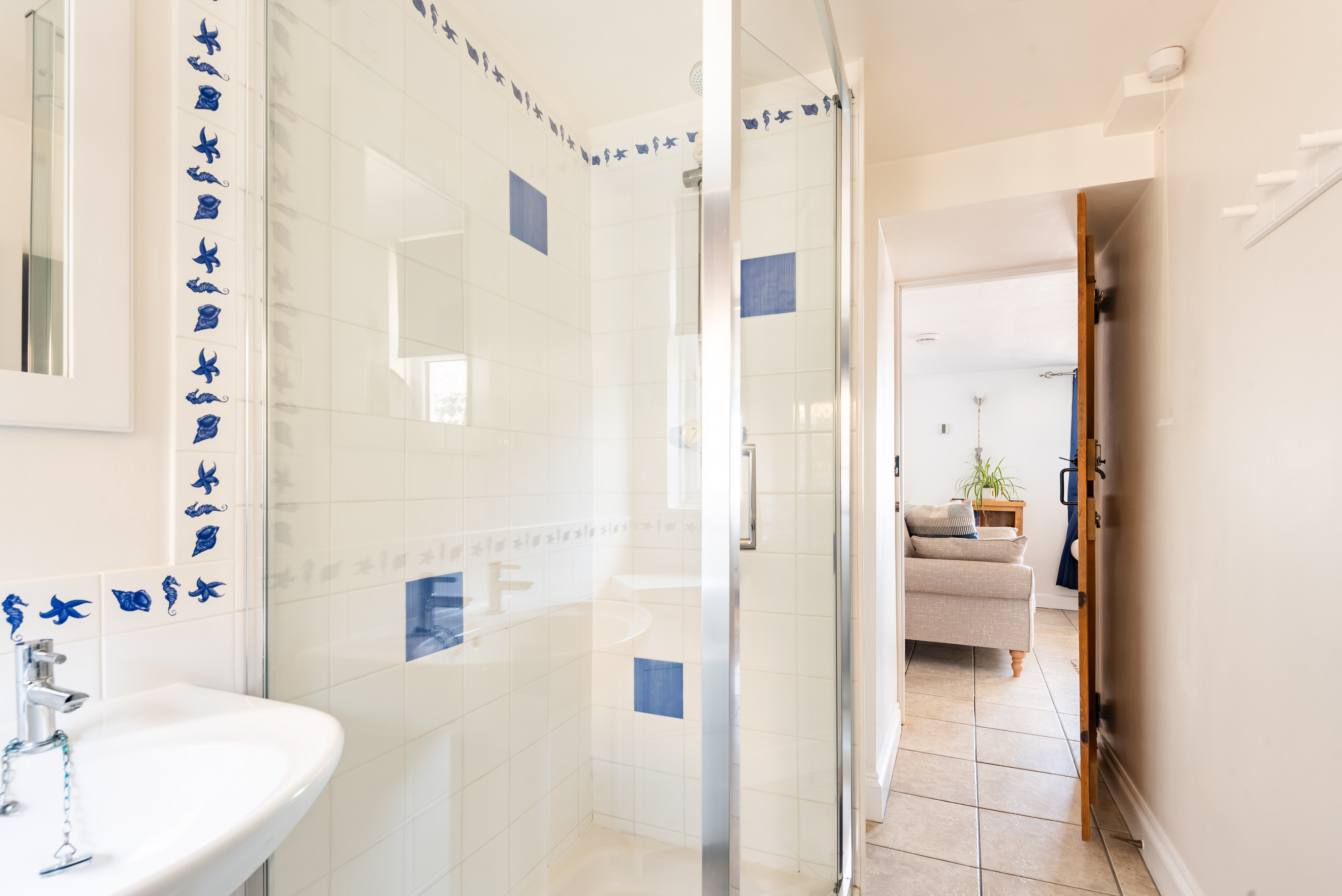 The shower room