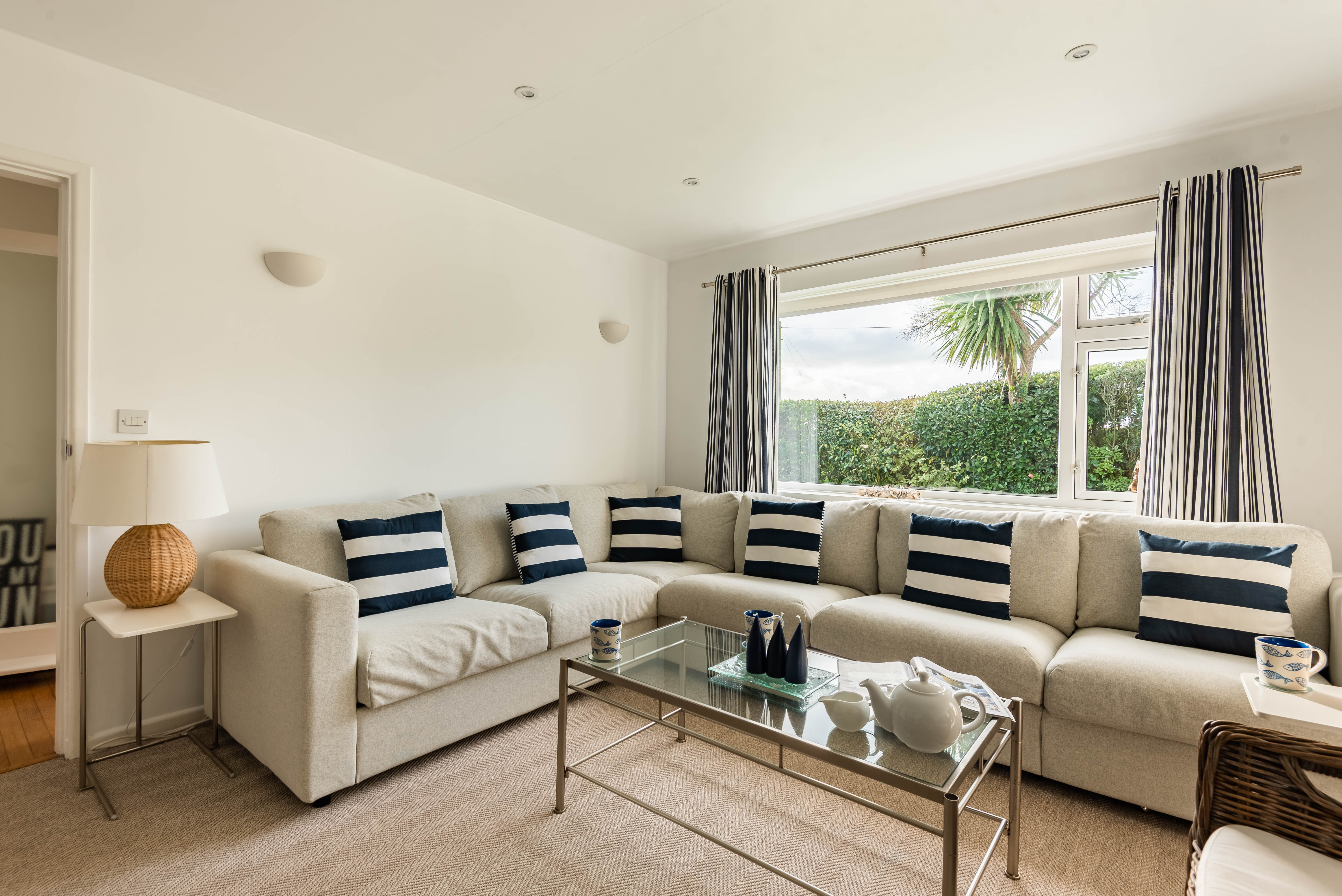 The lounge area 