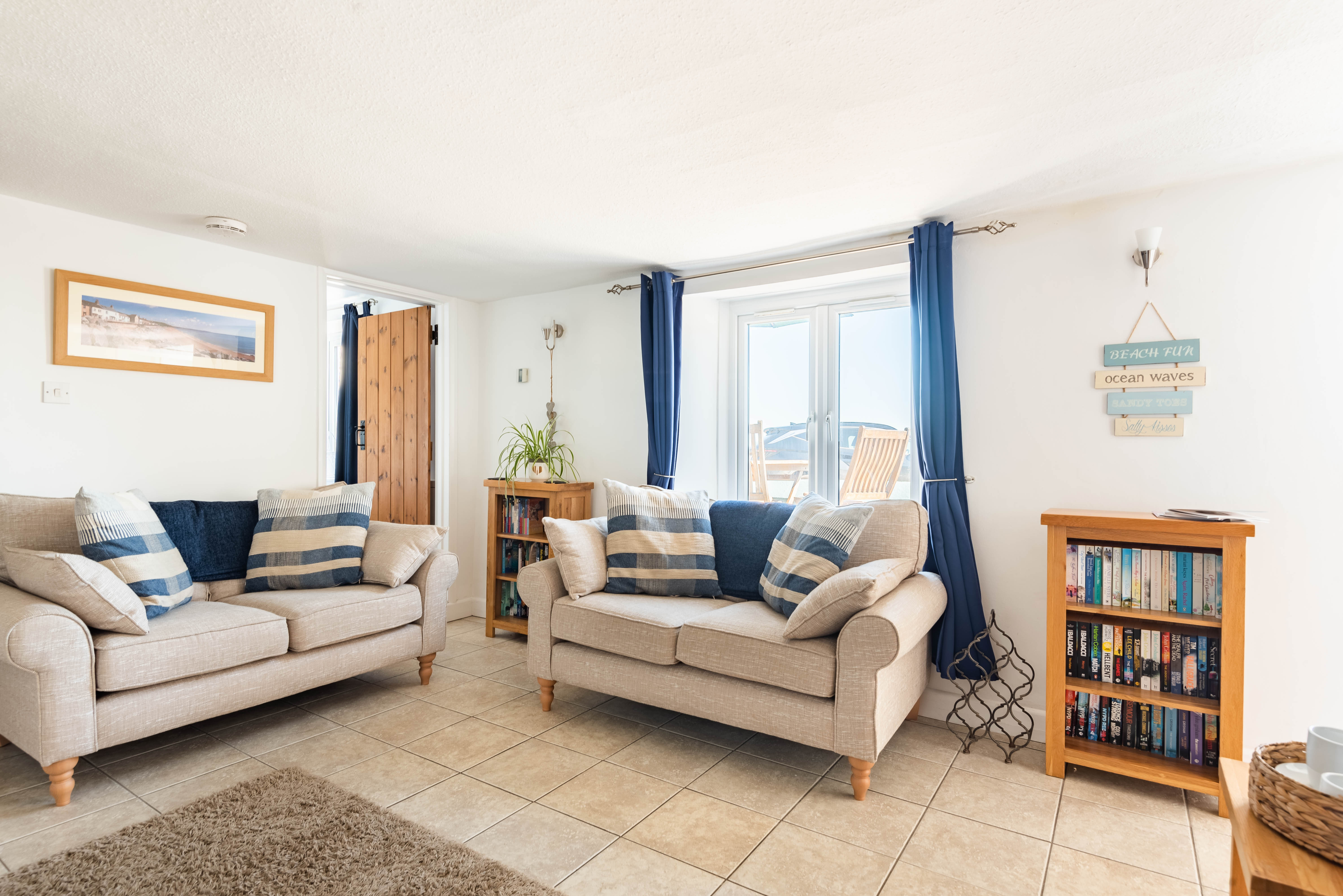 The comfortable and well presented lounge