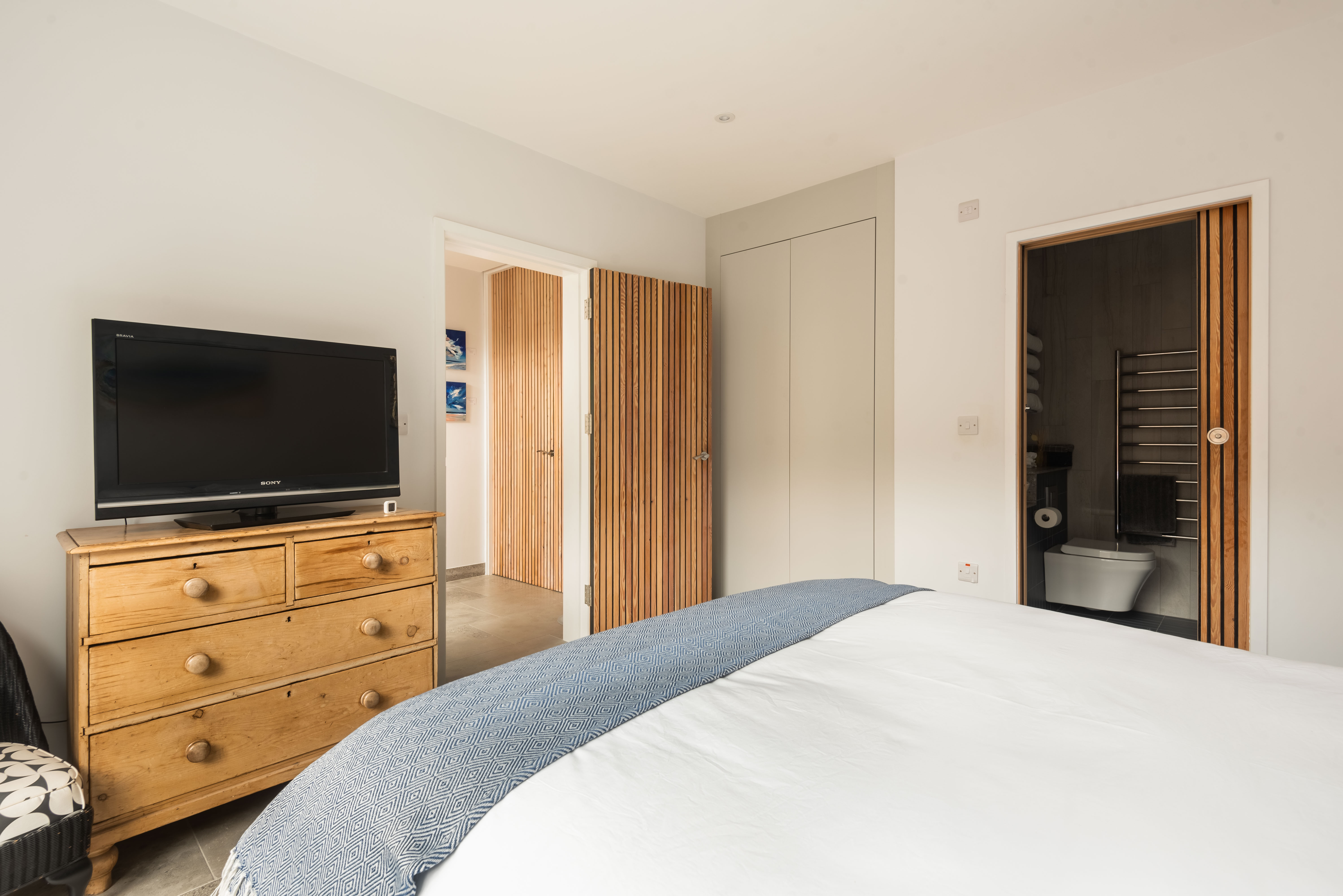 Bedroom with view to ensuite