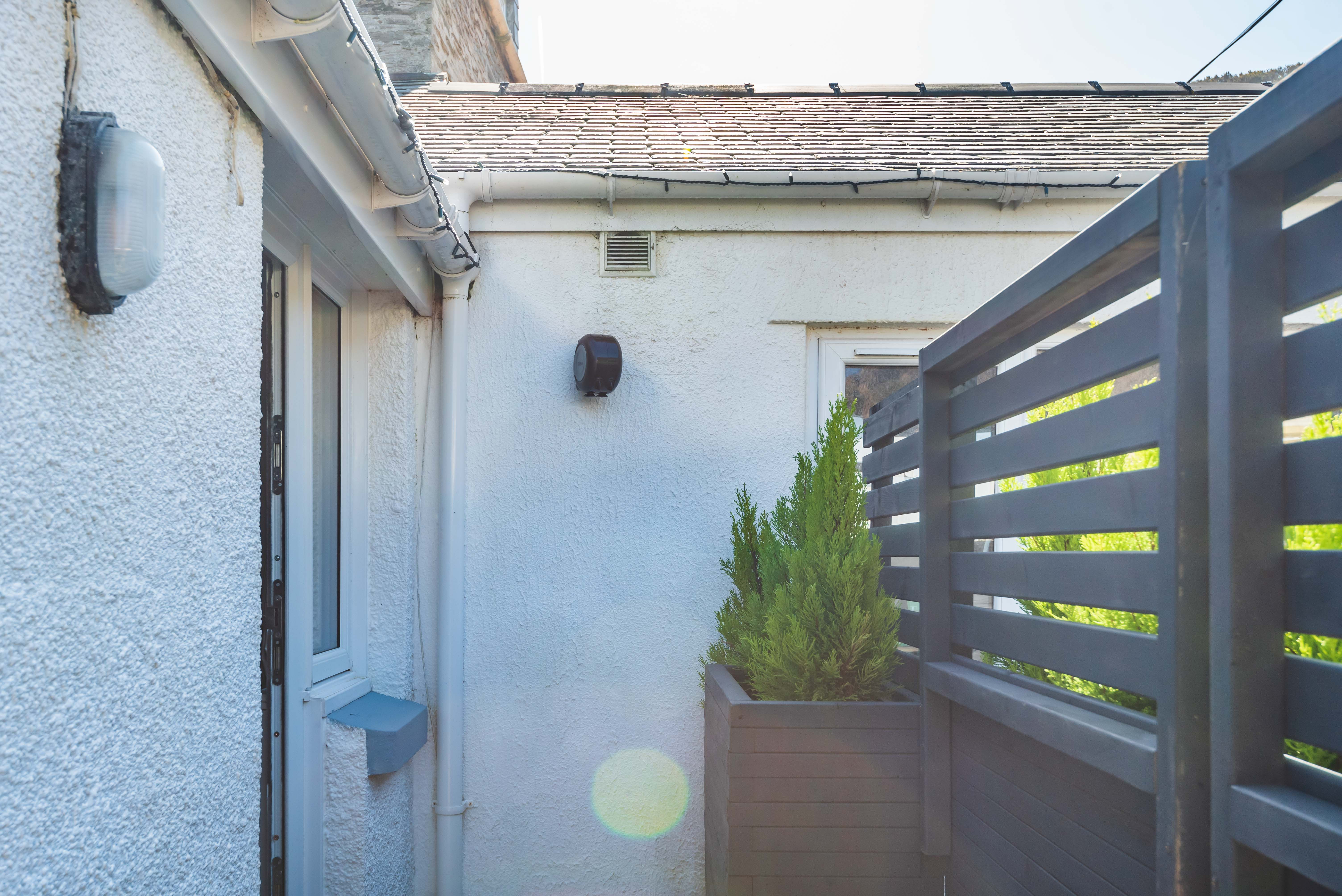 Another view of the rear small courtyard