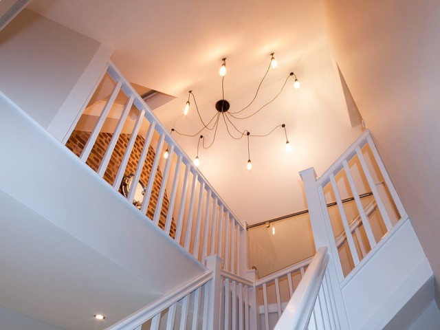 Stairwell to top floor bedroom
