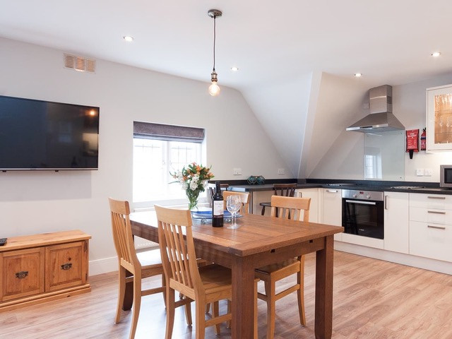 Open plan dining area