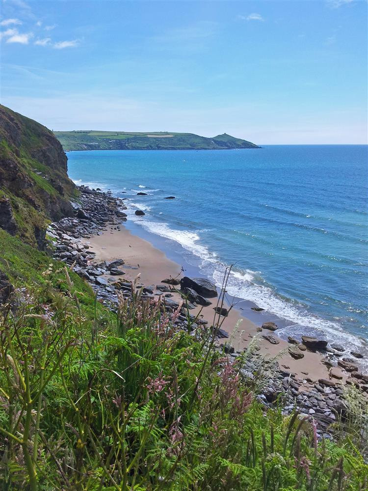 Beautiful Whitsand Bay along the South East coast of Cornwall
